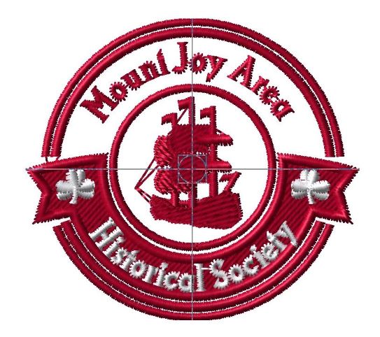 red embroidery design with MJAHS logo