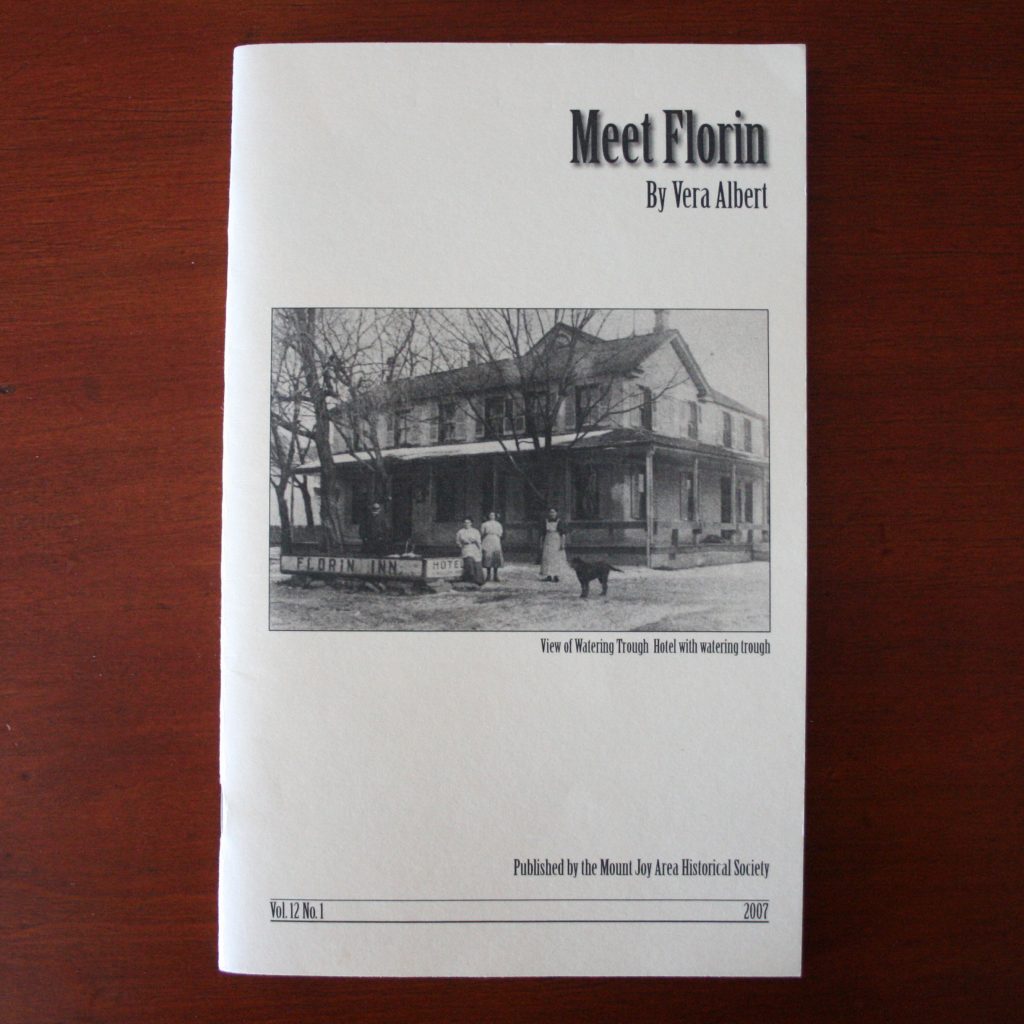 Meet Florin Mount Joy Area Historical Society